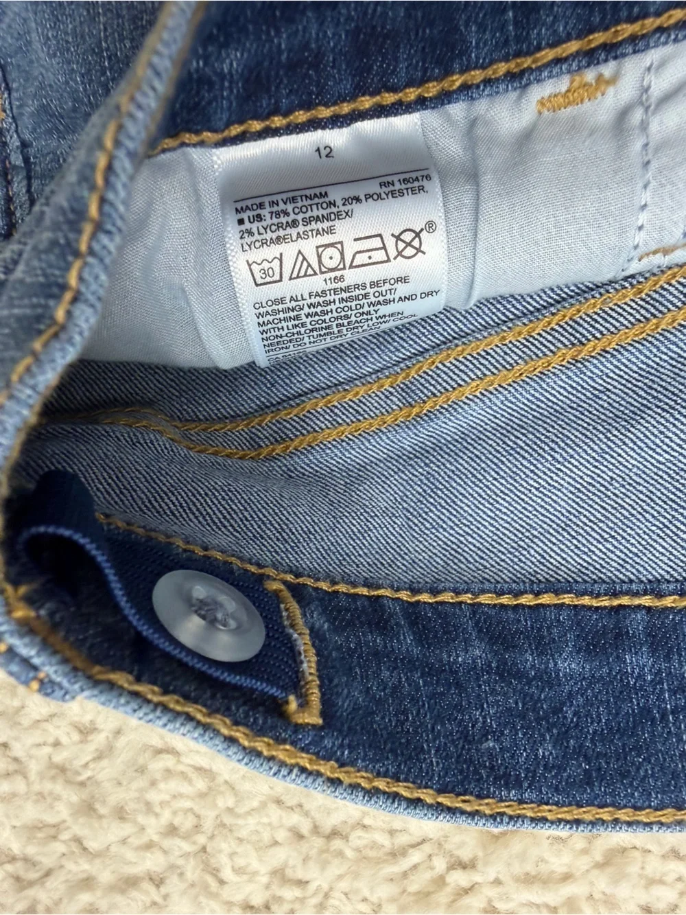 Kids size 12 Old Navy Jean Shorts